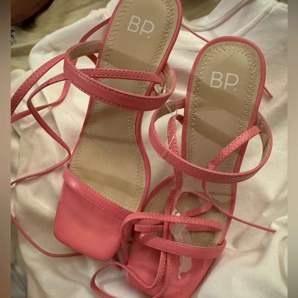 NWT Nordstrom BP. pink punch heels - Picture 6 of 6